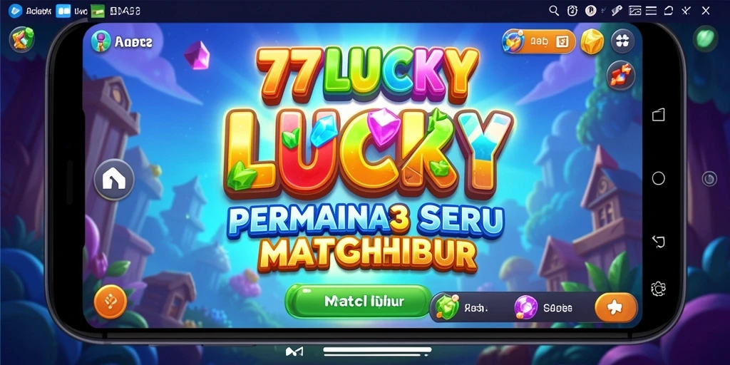 Tampilan gameplay 777LUCKY menunjukkan keseruan mencocokkan simbol di papan permainan.