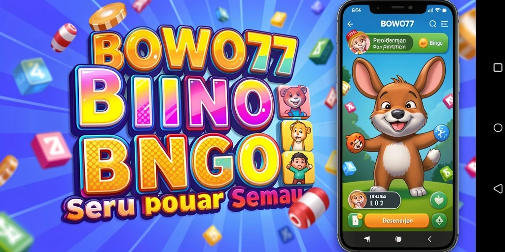 Tampilan gameplay seru di BOWO77 yang penuh warna.