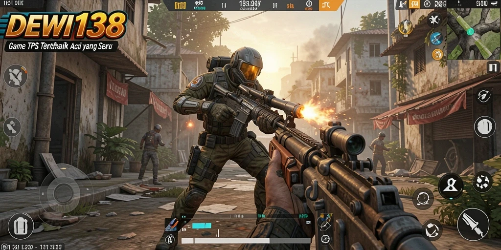 Tampilan gameplay seru DEWI138 yang penuh aksi.