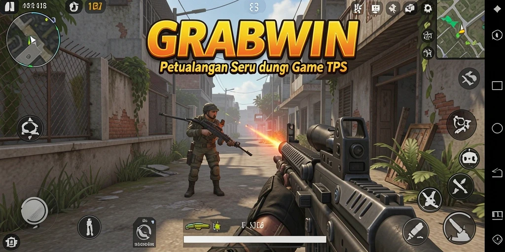 Tampilan menarik dari gameplay seru GRABWIN dalam TPS.
