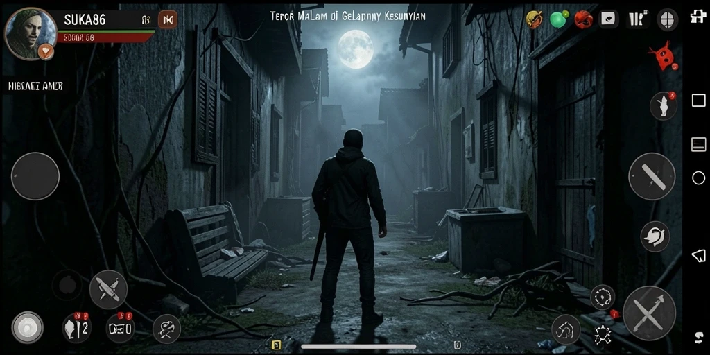 Tampilan gameplay <strong>SUKA86</strong> yang intens dan mengerikan.