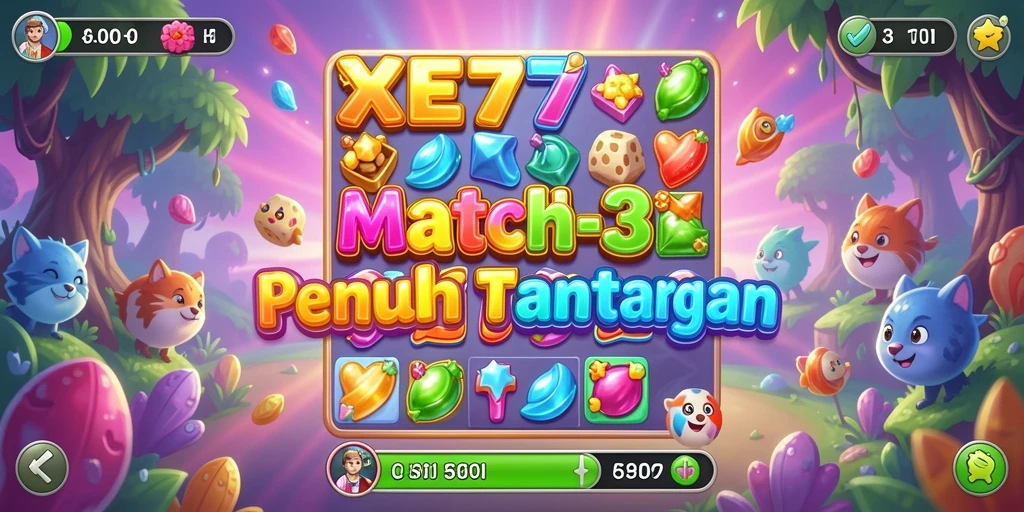 Tangkapan layar gameplay XE77 yang seru dan menantang.